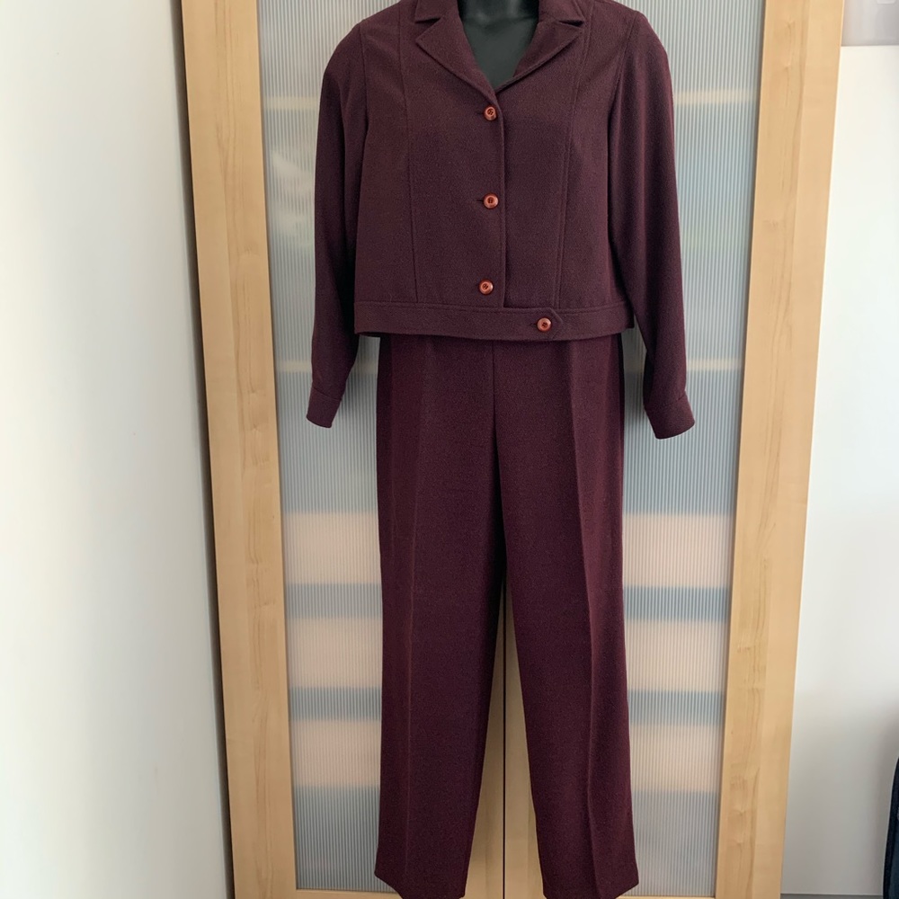 Nine & Company Eggplant Pantsuit
